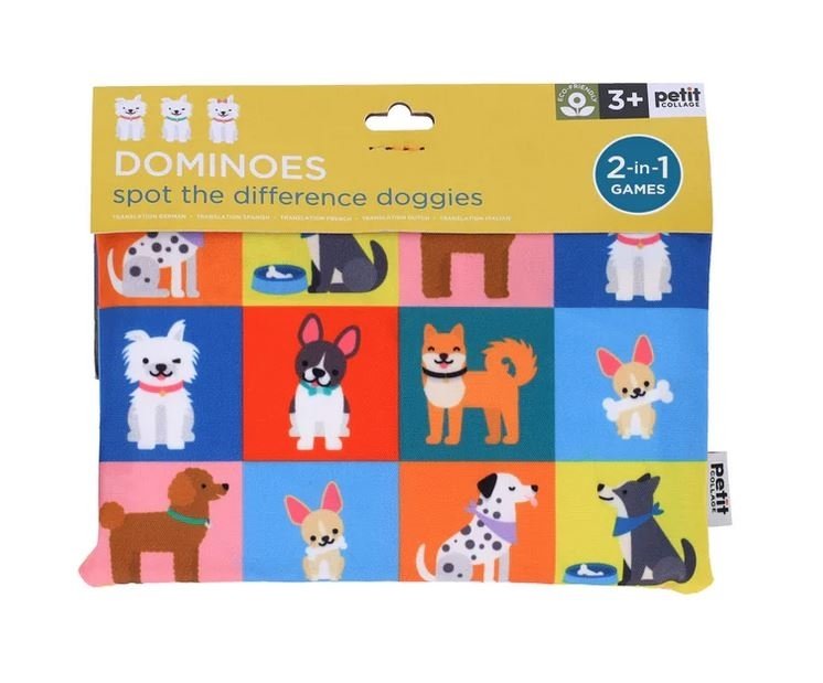 Petit Collage Gra Domino Znajdź Różnice Pieski