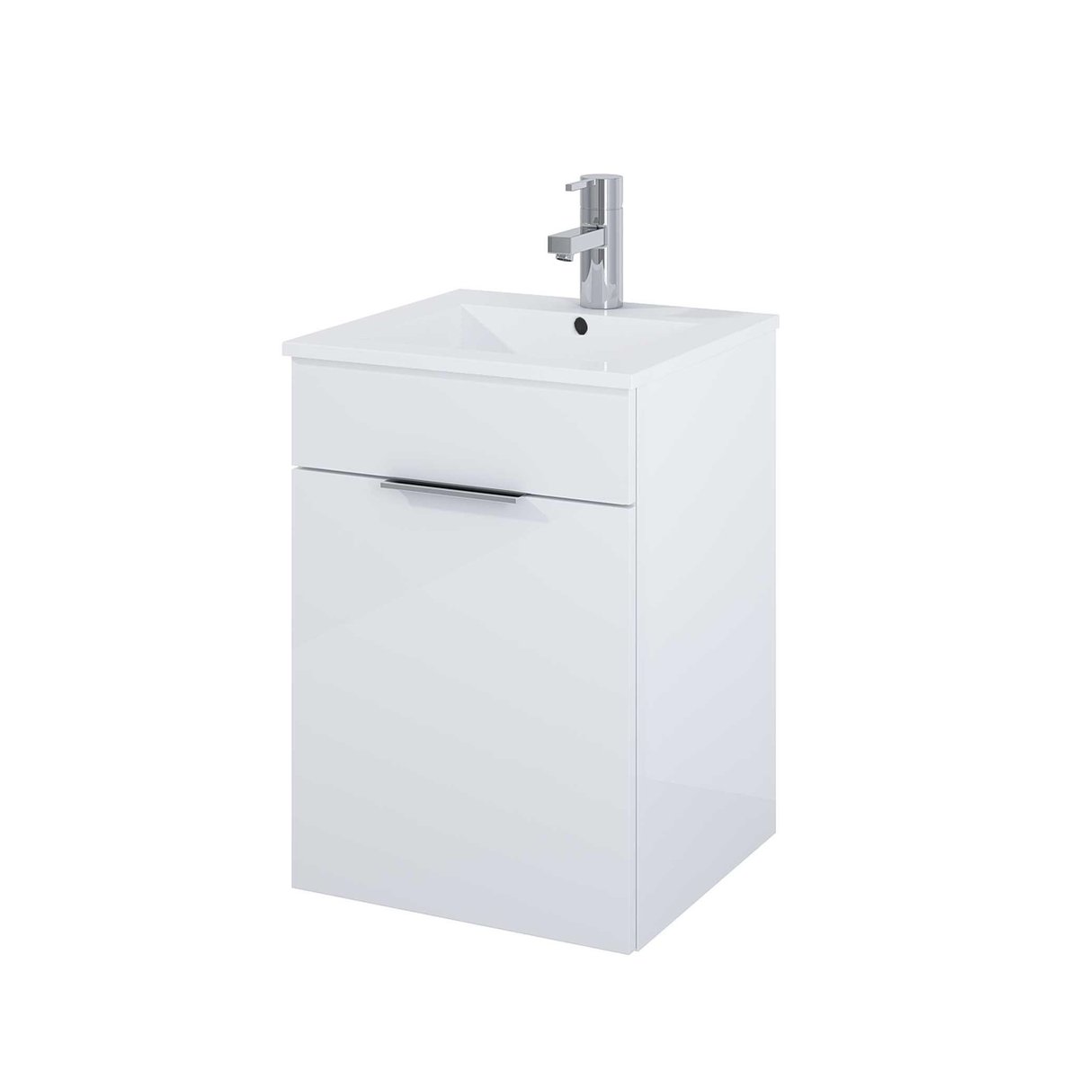 Elita set Qubo Plus zestaw szafka z umywalką 40 cm kolor biały 166483  166483
