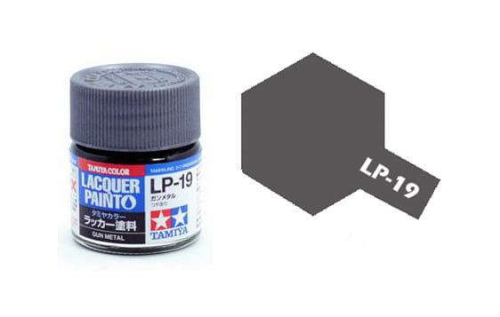 Tamiya 82119 Lp-19 Gun Metal [Metallic] (Lacquer) 10Ml