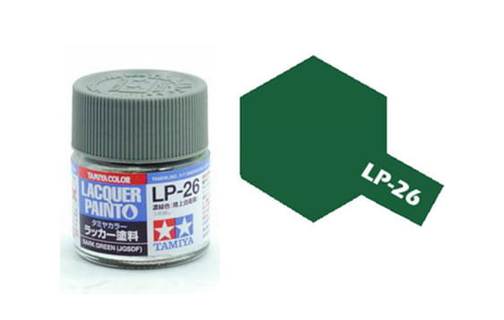 Tamiya 82126 Lp-26 Dark Green (Jgsdf) [Matt] (Lacquer) 10Ml