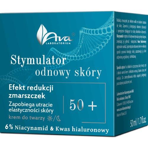AVA AVA Stymulator odnowy skóry Efekt redukcji zmarszczek Krem do twarzy na dzień i na noc, 50ml