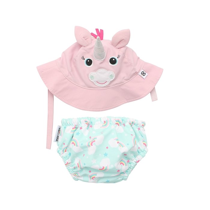 Zoocchini Pieluszka Kąpielowa Z Czapką Jednorożec M