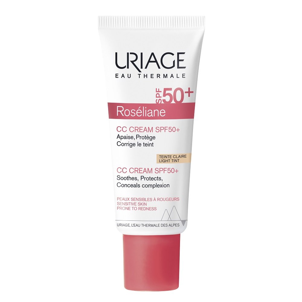 Uriage Roseliane CC SPF50+ krem do cery naczynkowej 40 ml