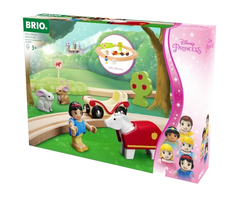 Brio zestaw 32299 Disney Princess pociąg i Królewka Śnieżka ze zwierzakami
