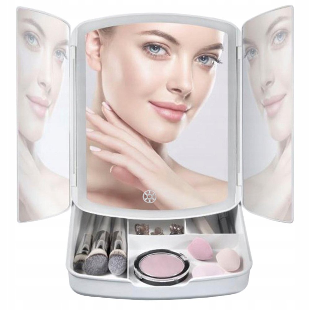 Verk Group, Podświetlane lusterko do makijażu led kosmetyczne