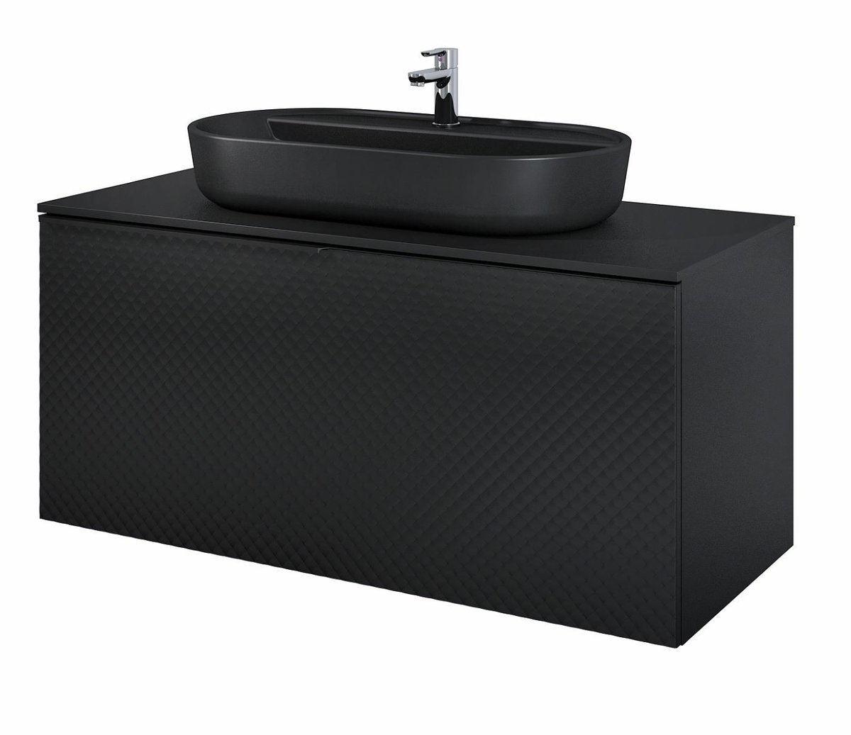 Elita Glam szafka 120 1S + 1S black matt 168388