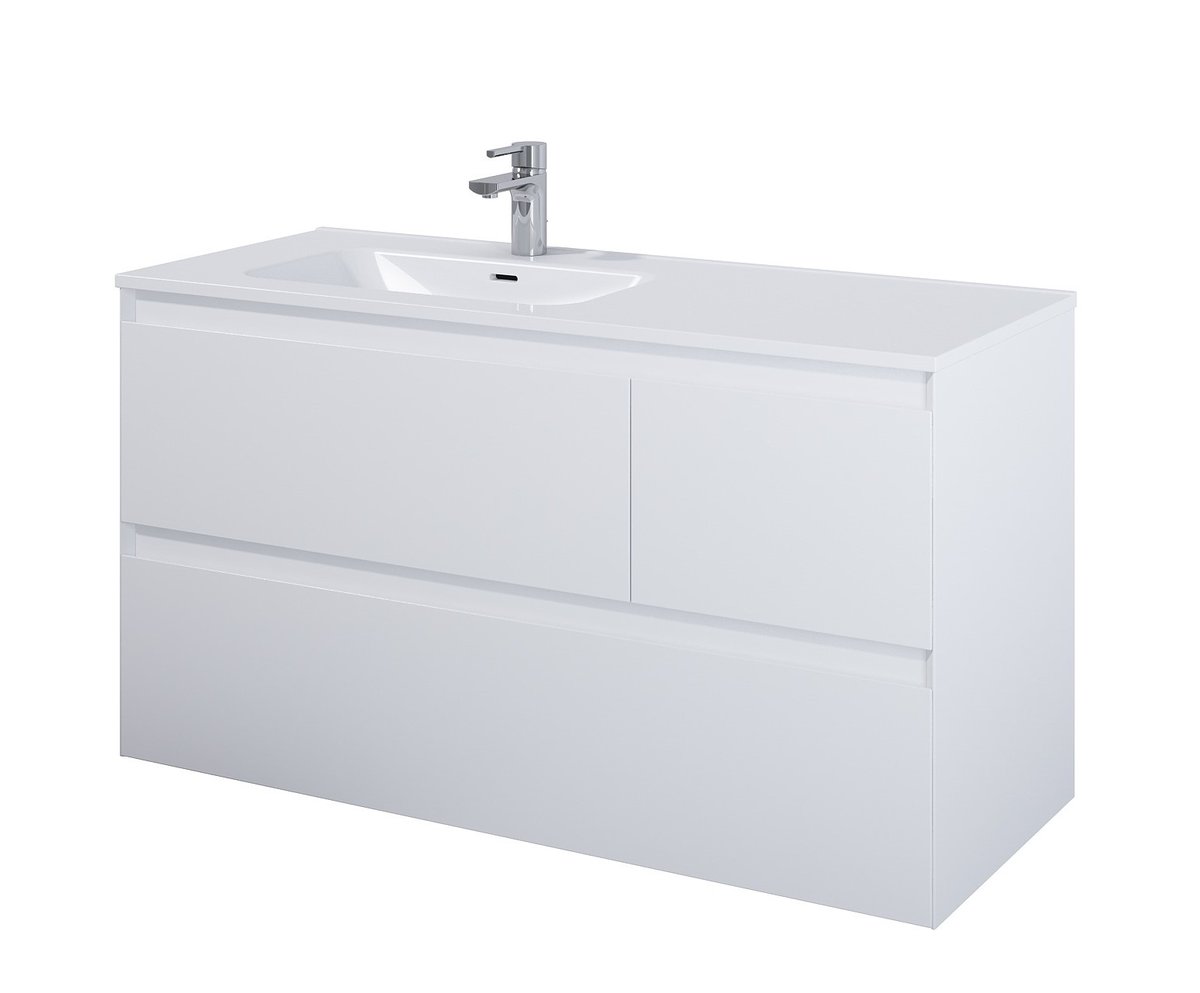 Elita 168176 SZAFKA podumywalkowa SPLIT 120 3S P WHITE MATT PDW