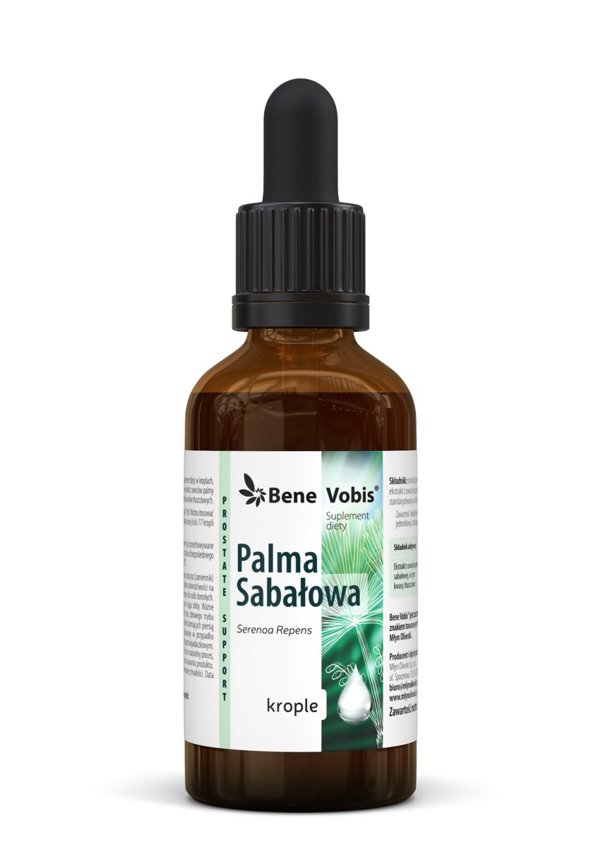 Bene Vobis, Palma Sabałowa (Saw palmetto) - 45% kwasów tłuszczowych, 50 ml