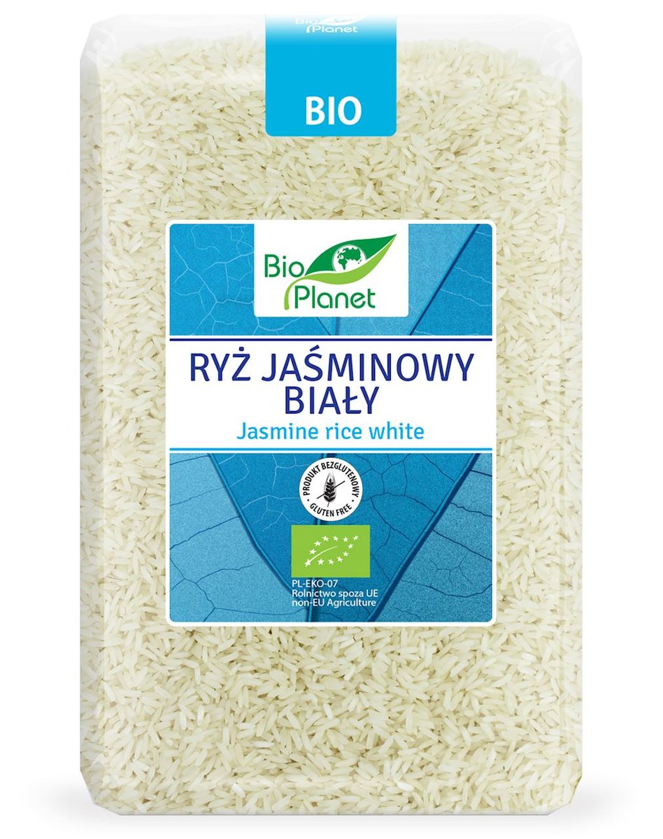 BIO PLANET Lumarko Ryż Jaśminowy Biały Bezglutenowy Bio 2 Kg 2610 Bio