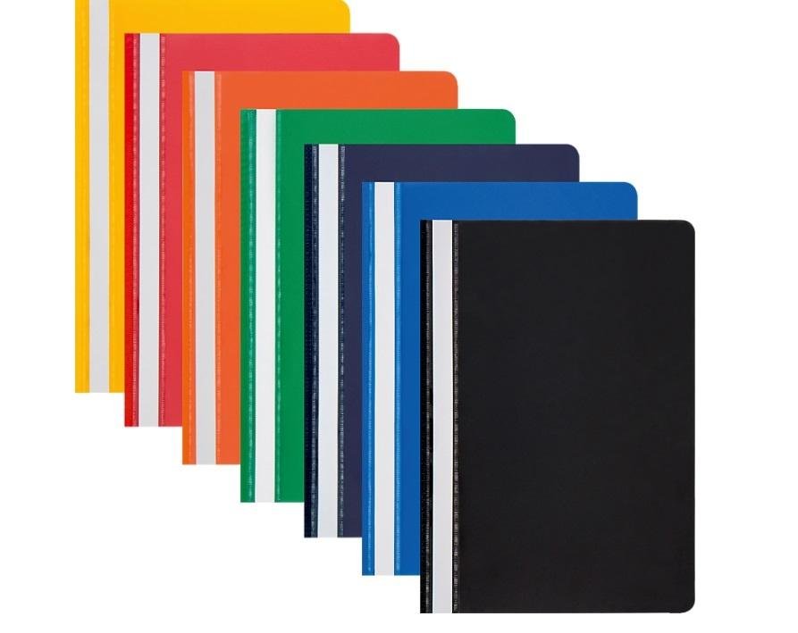 Skoroszyt A4 PVC czarny (5szt) - Panta Plast