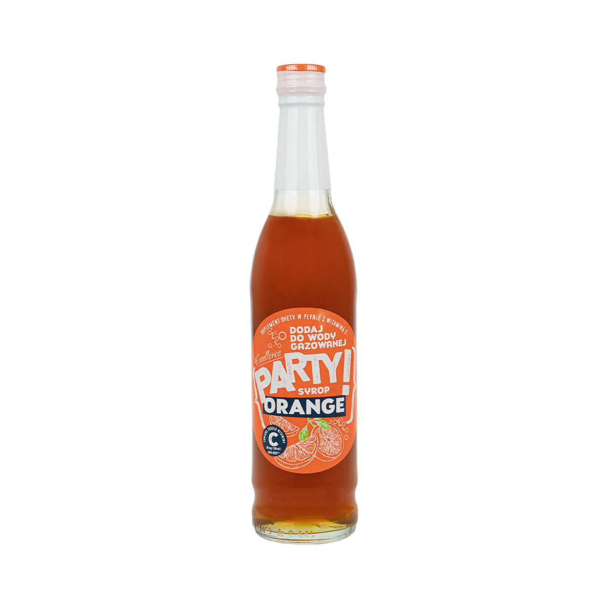 Syrop Do Wody Gazowanej O Smaku Pomarańczy 430 Ml