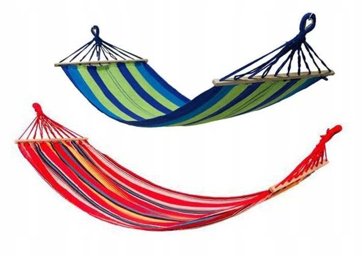 OBI Hamak ogrodowy polycotton z łącznikiem 200 cm x 80 cm