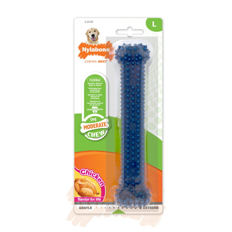 Zabawka Dla Psa Moderate Dental Bone – Rozm. L, Smak Kurczaka