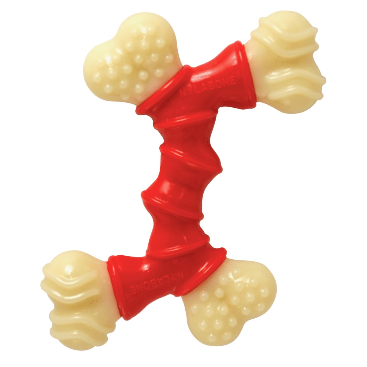 Zabawka Dla Psa Powerchew Podwójna Kość - Rozm. Xs, Bekon (Nylabone - Double Bone Extra Small)