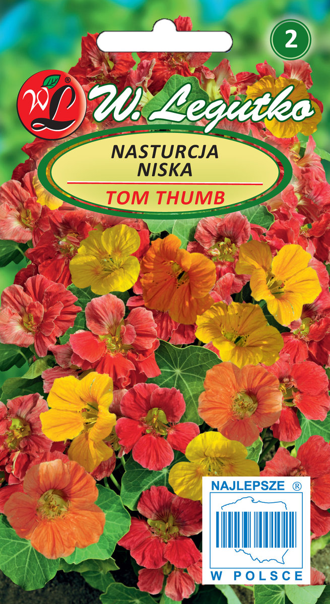 Legutko sp. z o.o Nasiona Nasturcja niska Tom Thumb mieszanka, 5g