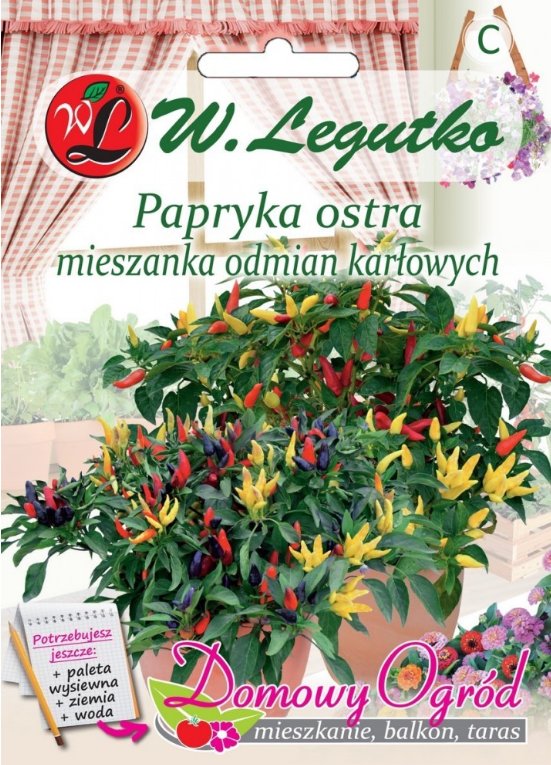 Legutko Papryka ostra MIESZANKA ODMIAN KARŁOWYCH