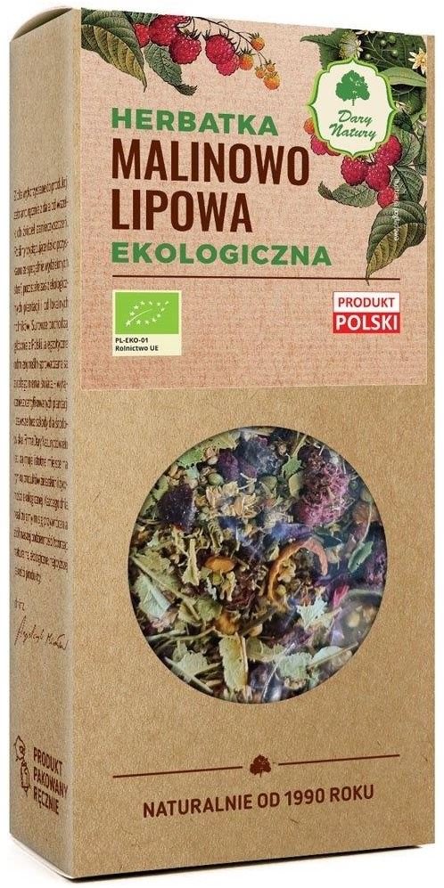 Lumarko Herbatka Lipowo - Malinowa Bio 80 G