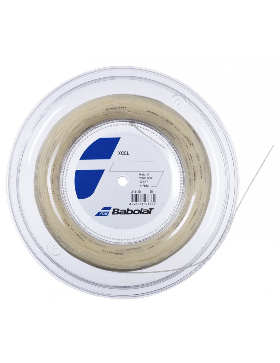 Naciąg Babolat Xcel 12M 1.30 Ze Szpuli Naturalny