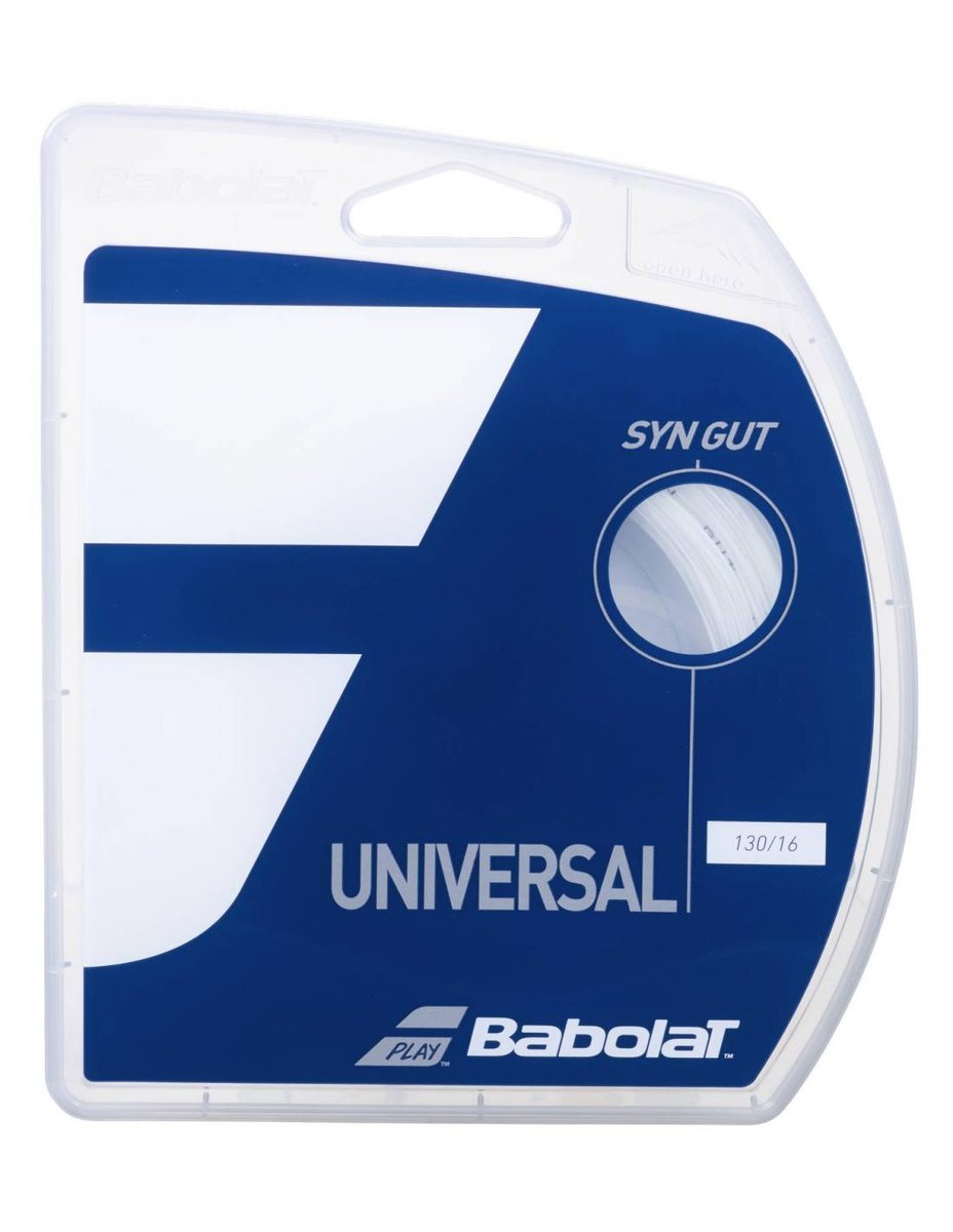 Naciąg Tenisowy Babolat Syn Gut Universal 1.25 Biały