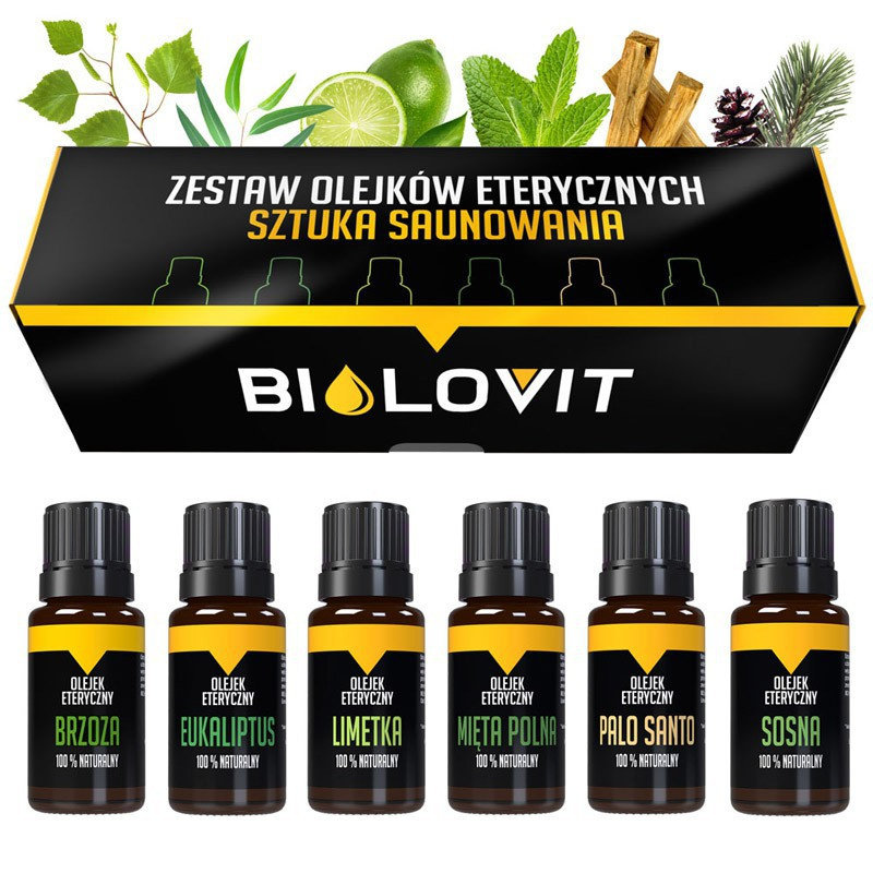 Bilavit, Sztuka Saunowania, Zestaw olejków eterycznych, 6 szt.