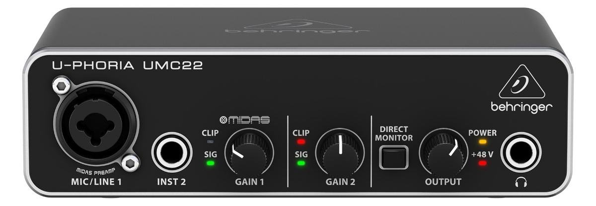 Behringer UMC22 interfejs audio USB