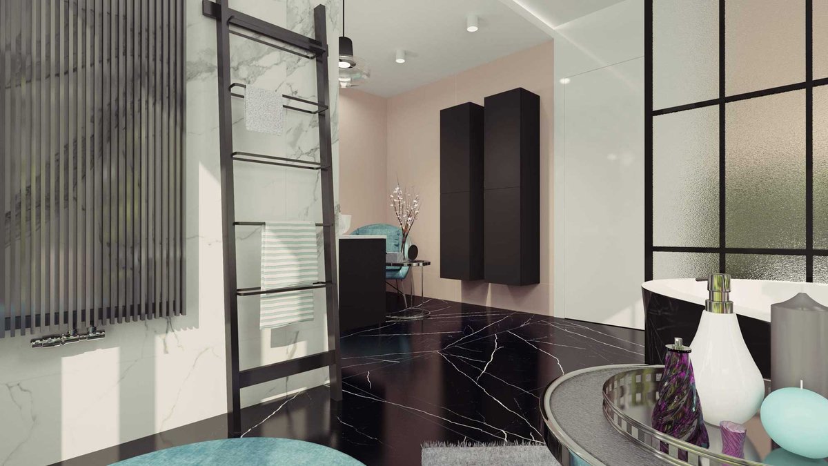 Elita For all słupek 40 2D gł.35,2cm) black matt 167733 5907546864422