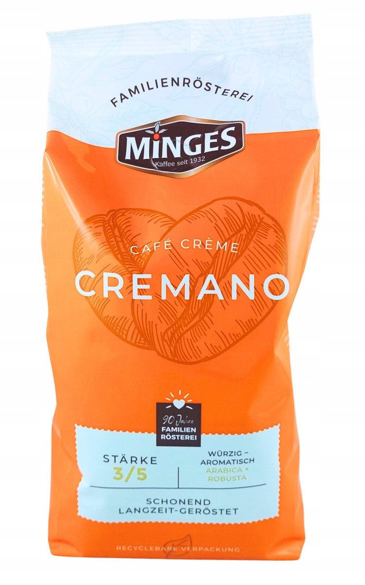 MINGES MINGES CREMANO, kawa ziarnista, 1kg