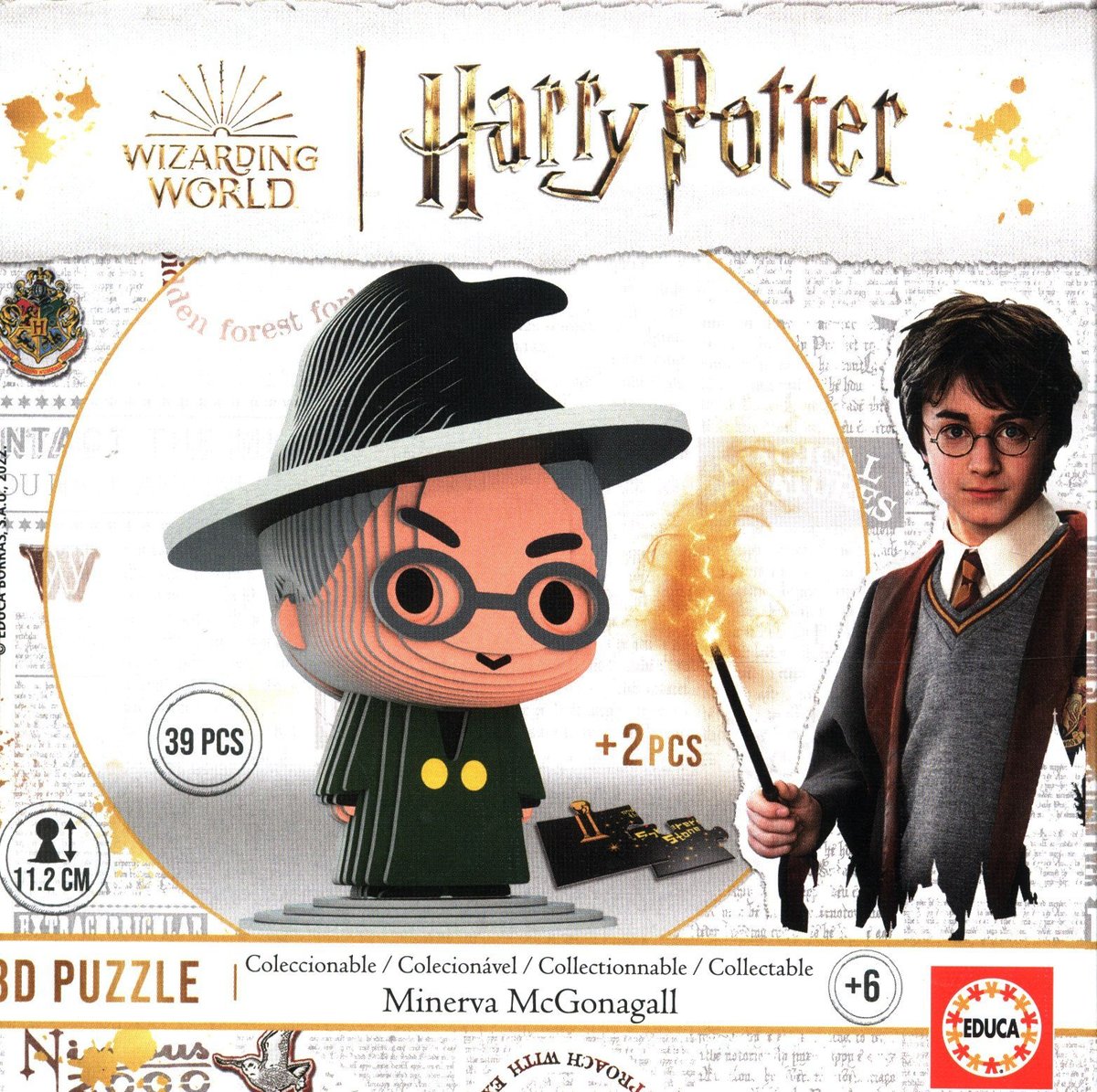 Puzzle 3D, Harry Potter Minerva McGonagall, 39 el.