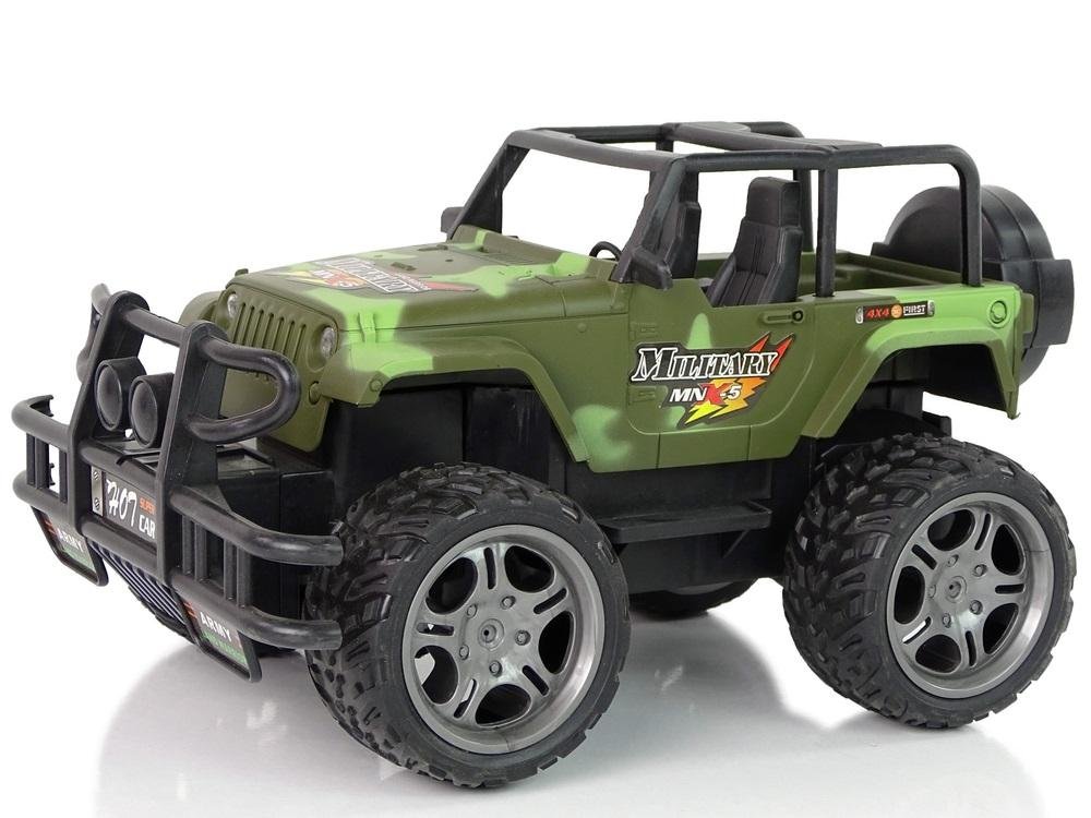 Terenowy Jeep Cross-Country R/C 1:16 moro - Leantoys