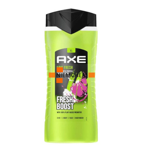 Axe Epic Fresh Żel pod prysznic do ciała twarzy i włosów 3 in 1 Shower Gel) Objętość 400 ml)