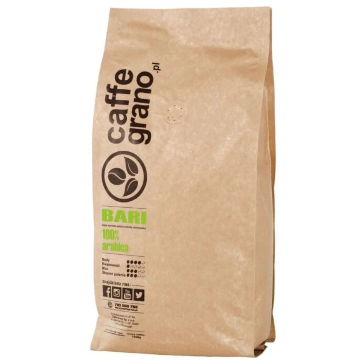 Kawa Ziarnista Bari Caffegrano 1Kg