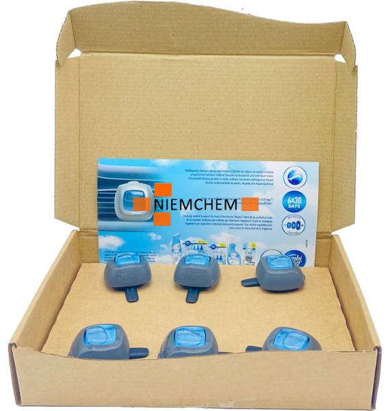 Febreze Febreze 81681026 Odświeżacz Powietrza Do Samochodu, 6 x 2 ml, Wielokolorowy