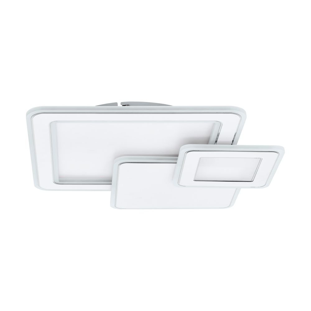 Eglo Mentalurgia 99398 kinkiet/plafon lampa ścienna/sufitowa 39,5W LED biały/chrom