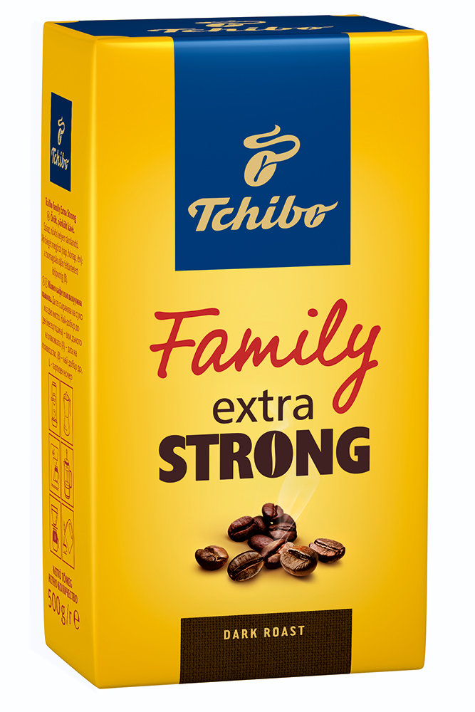 Tchibo, kawa mielona Family EXTRA STRONG 500g (vacume)