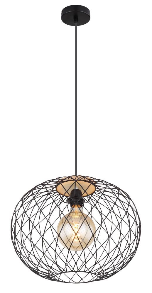 Globo Lighting 54039H - Żyrandol na lince LACKY 1xE27/60W/230V