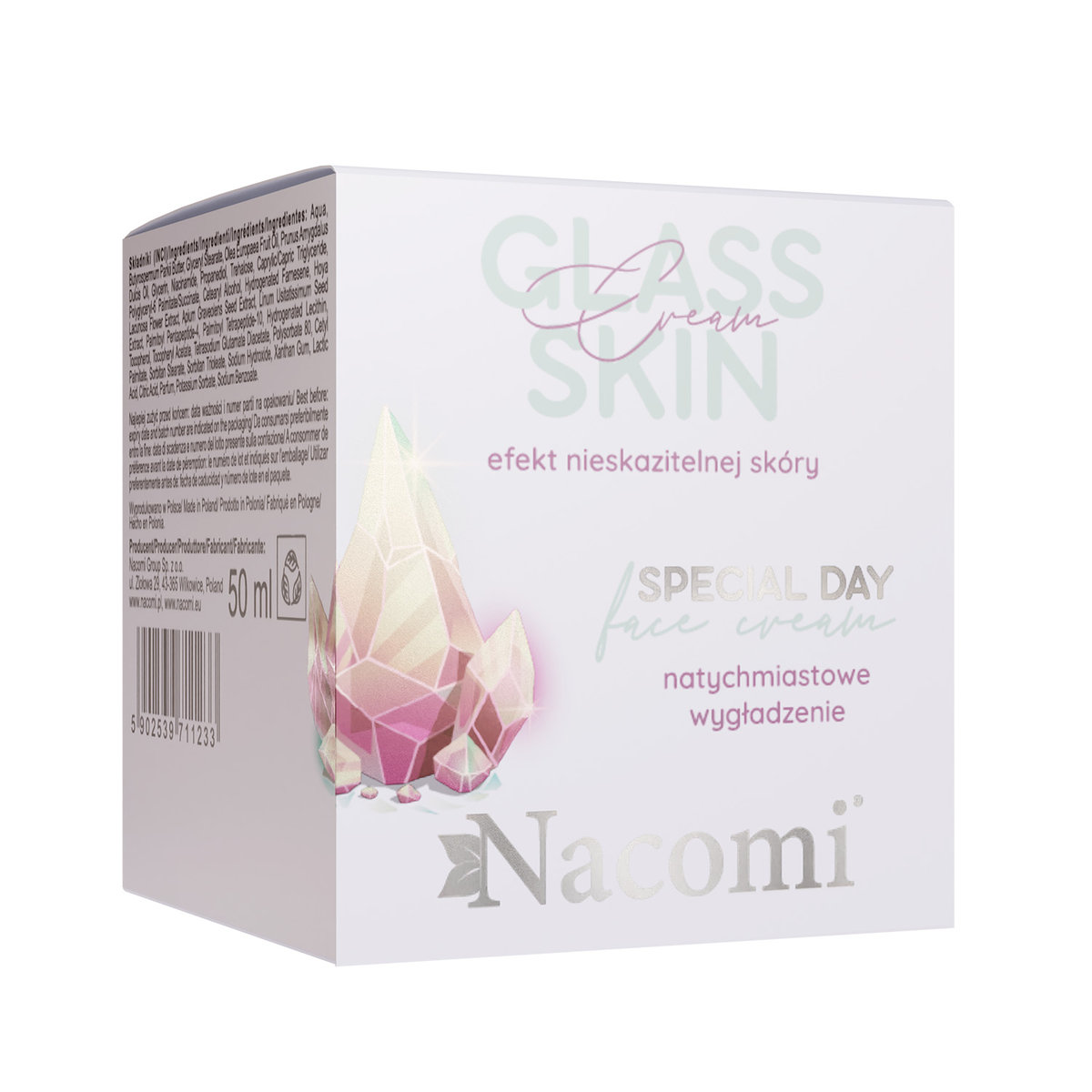 Nacomi Glass Skin Special Day, krem do twarzy, 50ml