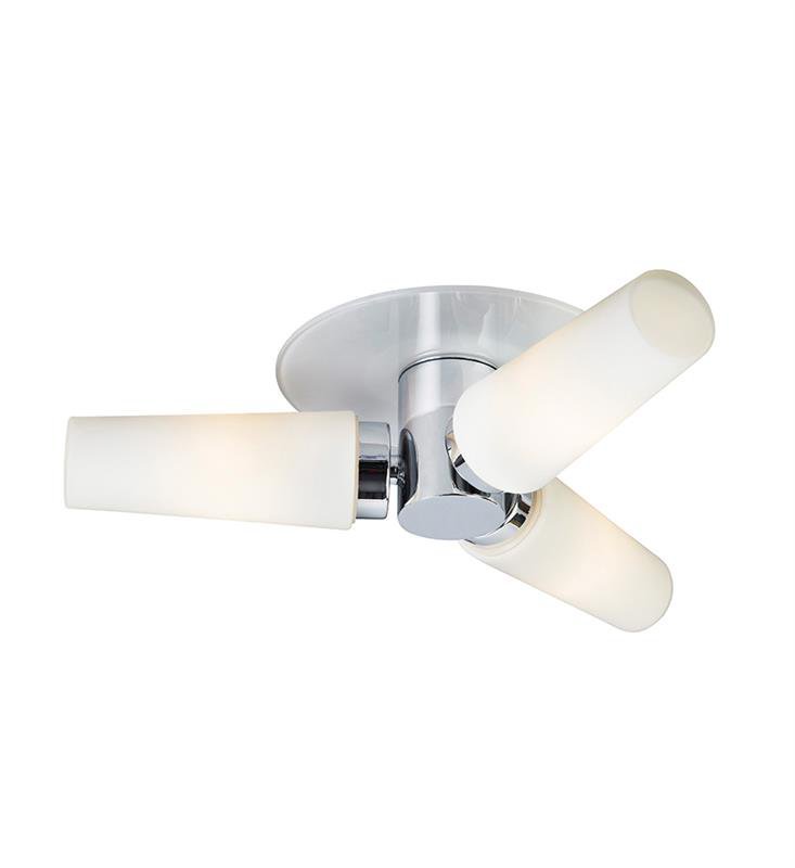 Markslojd Brastad 107617 Plafon lampa sufitowa 3x40W E14 chrom/biały