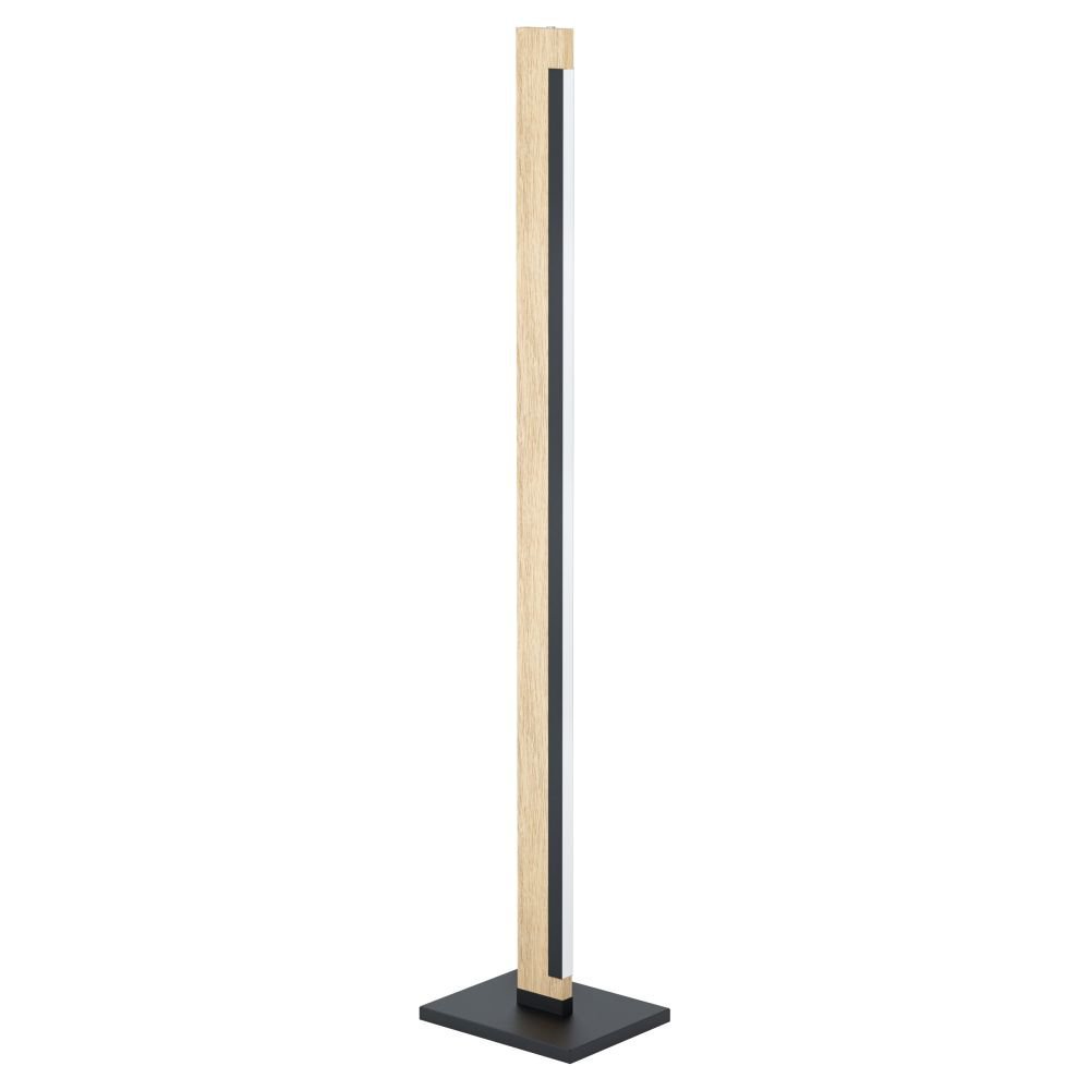 Eglo Camacho 99296 lampa stojąca podłogowa 1x22W LED czarna/brązowa