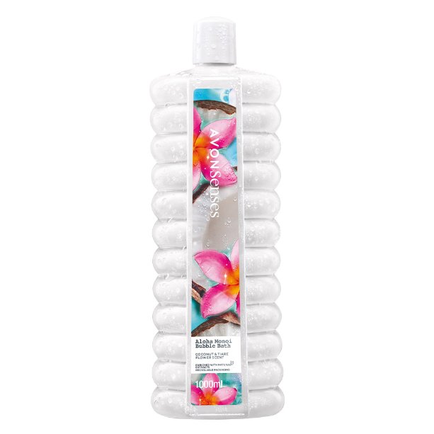 Avon Aloha Monoi piana relaksująca do kąpieli 1000 ml