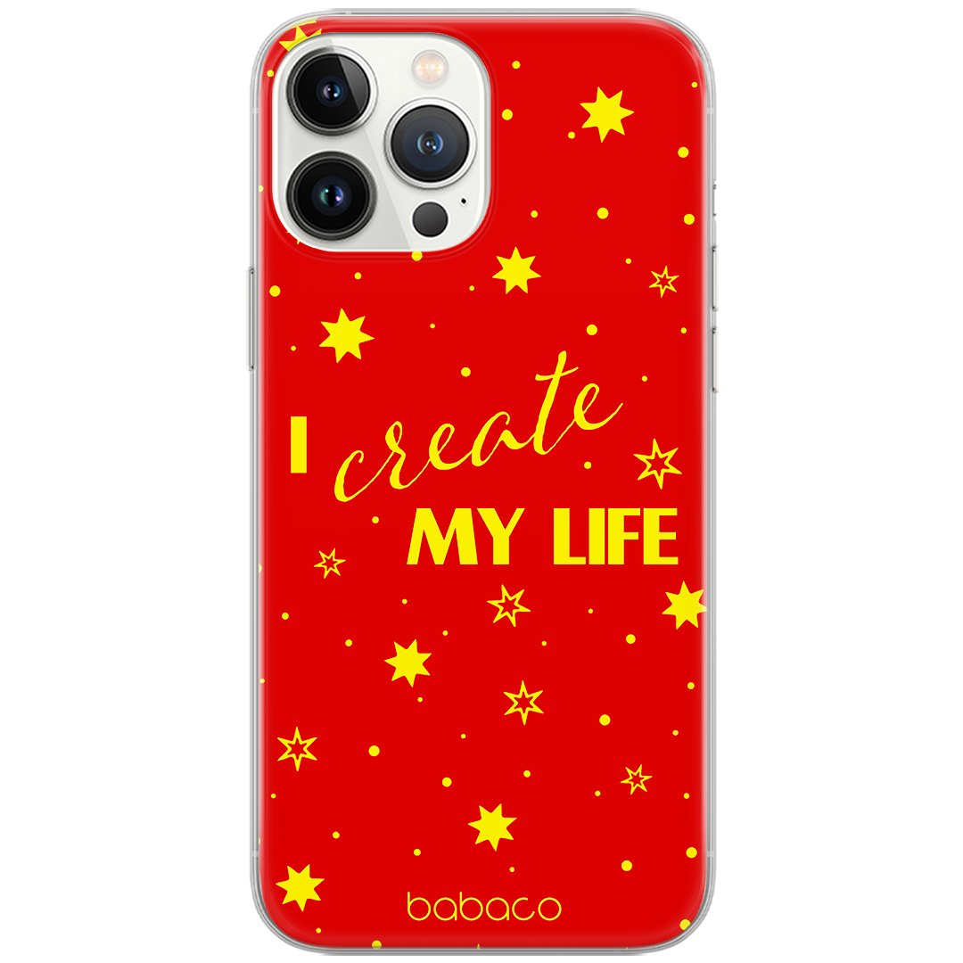 Фото - Чохол Xiaomi Etui do  MI NOTE 10 Lite Positive vibes 006 Babaco Nadruk pełny Czerwony 