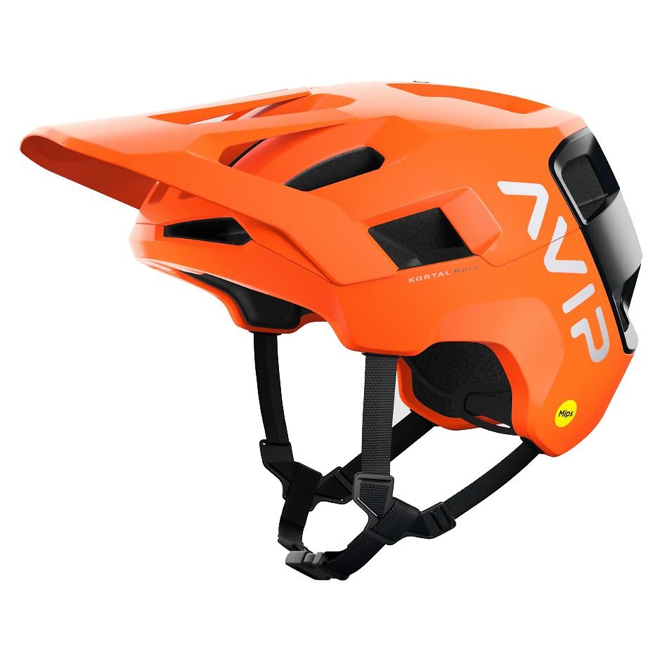 POC Kortal Race MIPS Helmet, fluorescent orange avip/uranium black matt M/L | 55-58cm 2021 Kaski MTB PC105218375MLG1