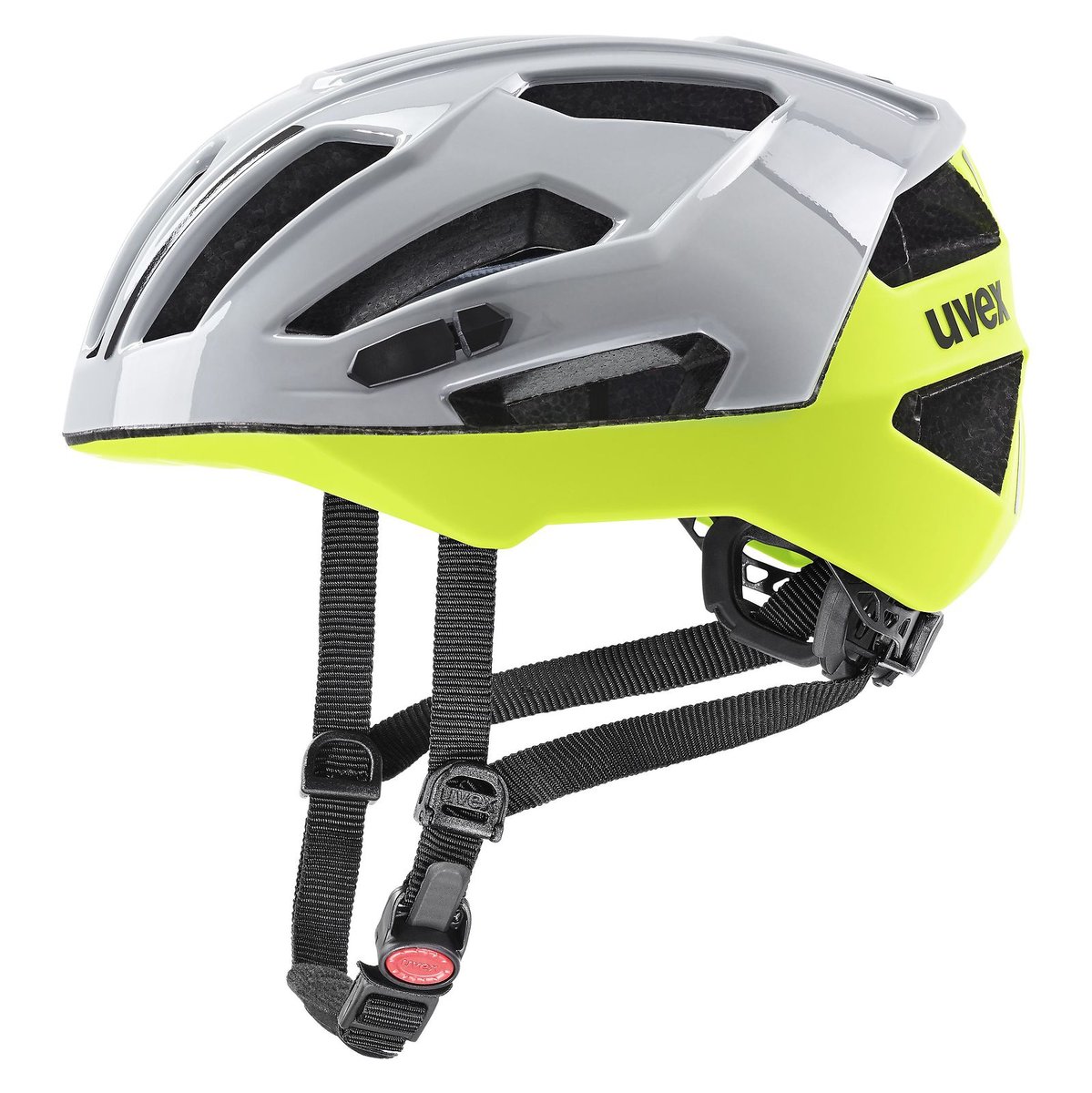 UVEX gravel x, kask rowerowy unisex-dorosły, rhino - neon yellow, 52-57 cm 0715