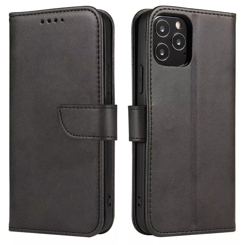 Hurtel Case elegancki futerał etui pokrowiec z klapką i funkcją podstawki Samsung Galaxy A73 czarny