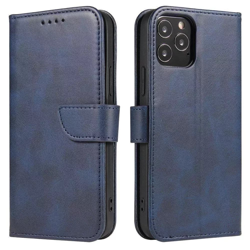 Hurtel Case elegancki futerał etui pokrowiec z klapką i funkcją podstawki Samsung Galaxy A03s (166,5) niebieski