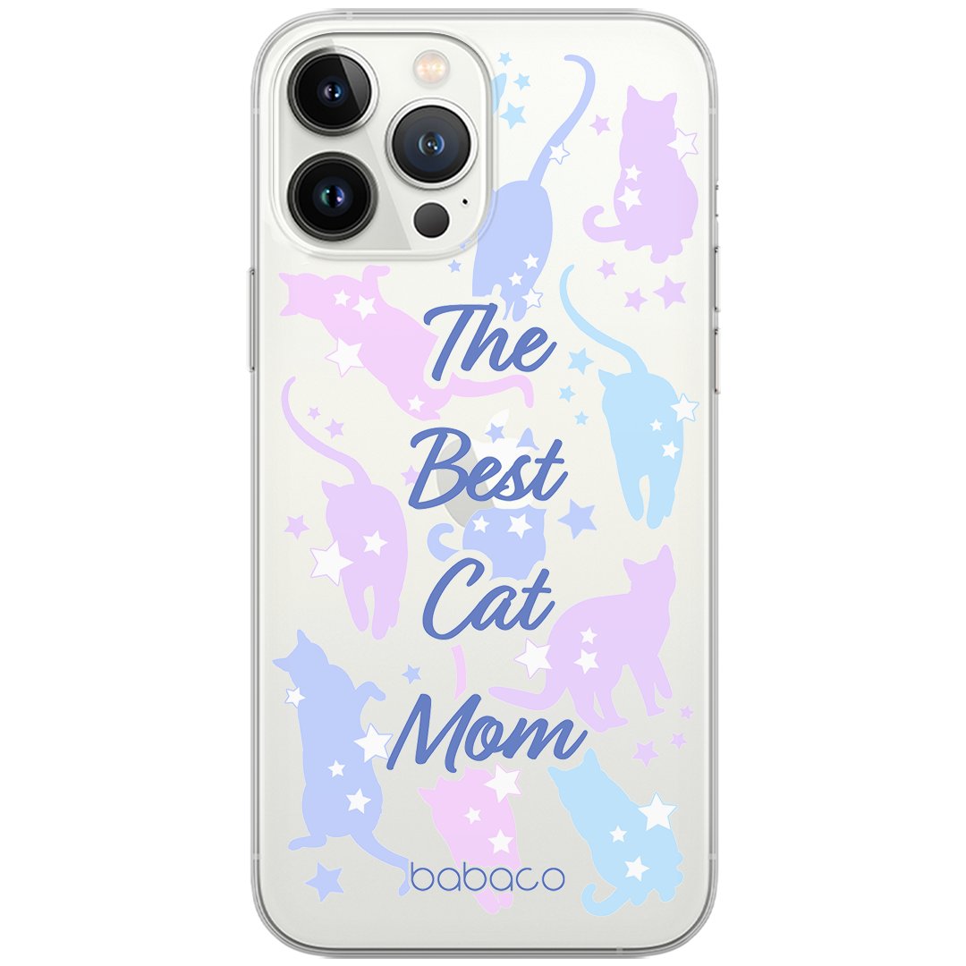 Etui dedykowane do IPHONE 13 MINI wzór:  Koty 017 The Best Cat Mom oryginalne i oficjalnie licencjonowane