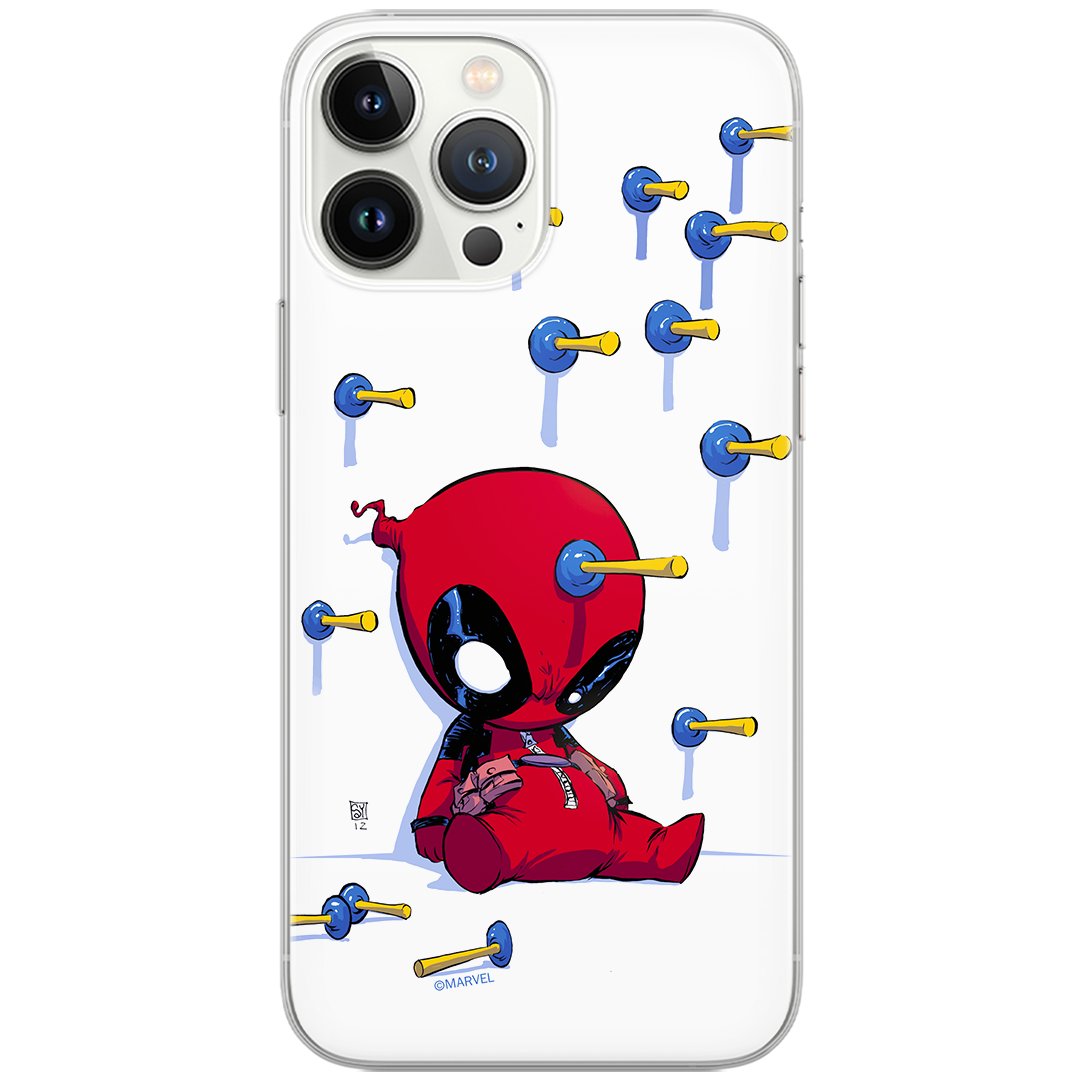 Etui Marvel dedykowane do Iphone 14 wzór: Deadpool 005 oryginalne i oficjalnie licencjonowane