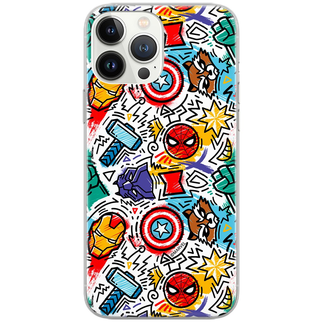 Etui dedykowane do IPHONE XS Max wzór:  Avengers 027 oryginalne i oficjalnie licencjonowane