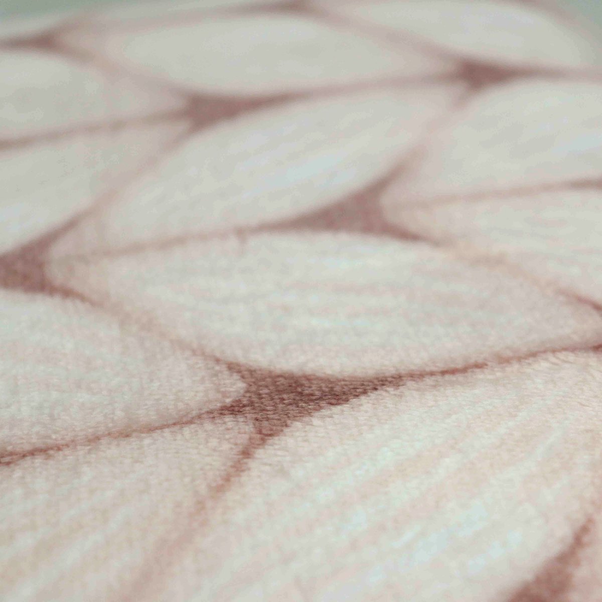 Koc Montana jodełka różowy 150 x 200 cm