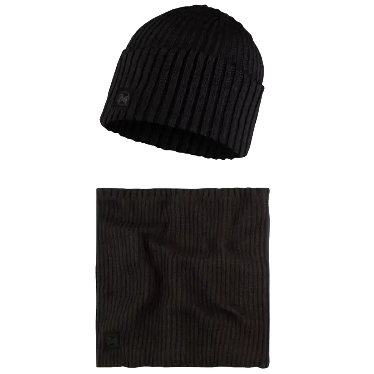 Buff Gift Pack Set Beanie and Neckwarmer 1323499011000, Kobieta/Mężczyzna, Czapka, Czarny