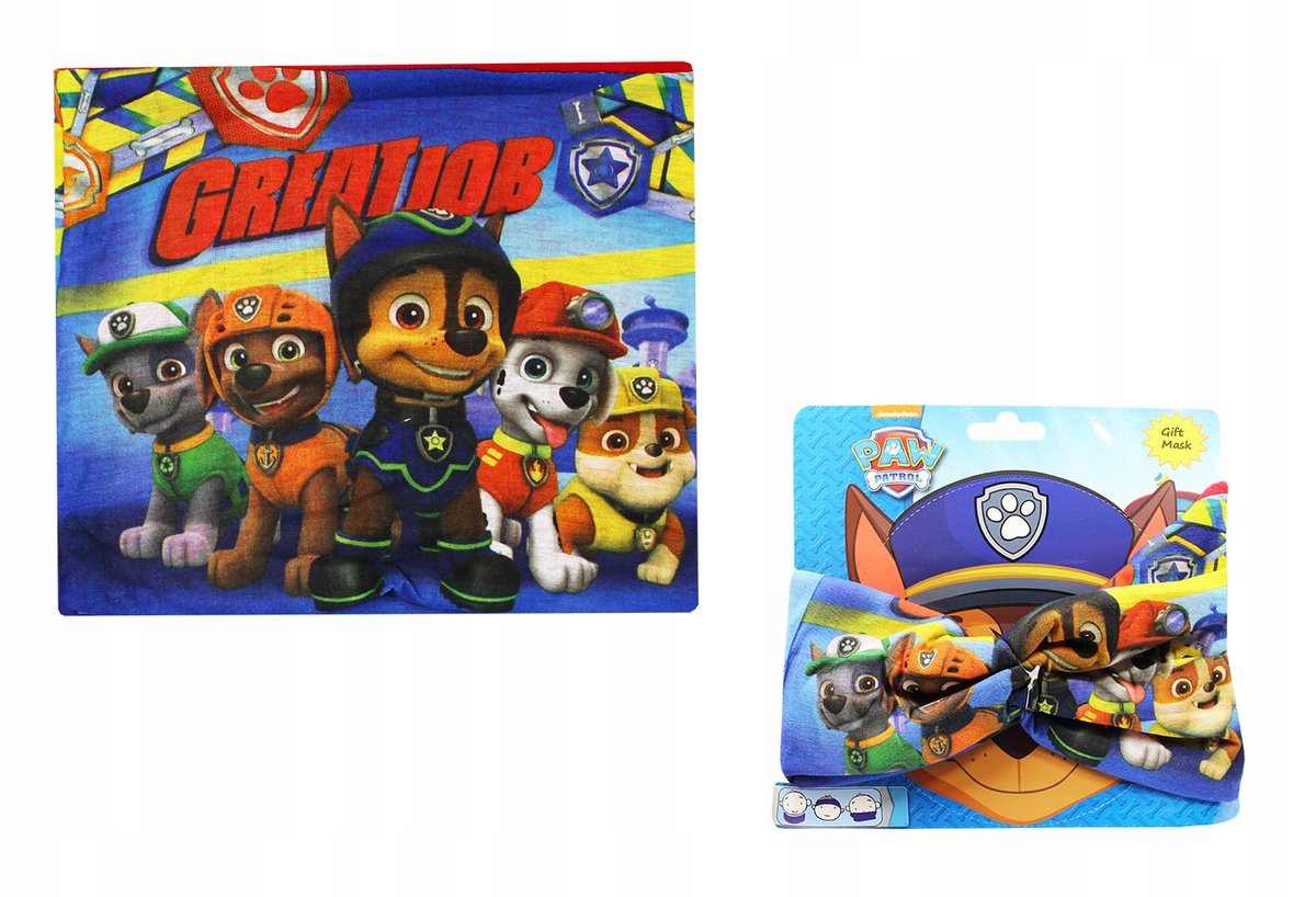 PSI PAW PATROL KOMIN SZALIK DLA DZIECKA CIEPŁY